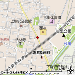 西友古里店周辺の地図