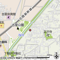 長野県長野市下駒沢68周辺の地図
