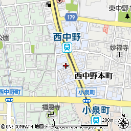 臼井学園富山デザインビューティー専門学校８号館周辺の地図