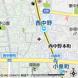 臼井学園富山デザインビューティー専門学校６号館周辺の地図