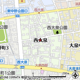 〒939-8096 富山県富山市西大泉の地図