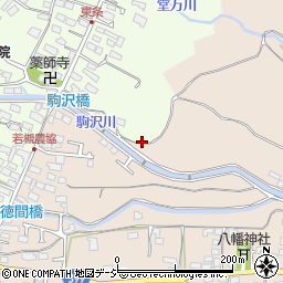 駒沢川周辺の地図