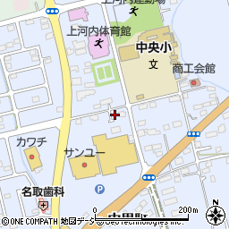 栃木県宇都宮市中里町206周辺の地図