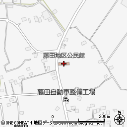 藤田地区公民館周辺の地図
