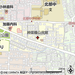 神楽橋公民館周辺の地図