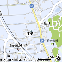 石川県津幡町（河北郡）庄（チ）周辺の地図