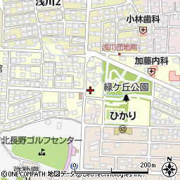長野県長野市神楽橋45周辺の地図