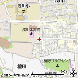 長野県長野市神楽橋75-10周辺の地図