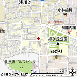 長野建工周辺の地図