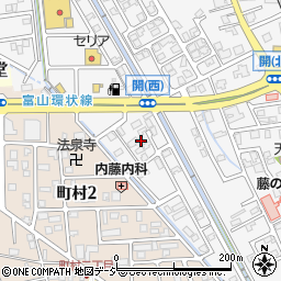 富山県富山市開1348周辺の地図