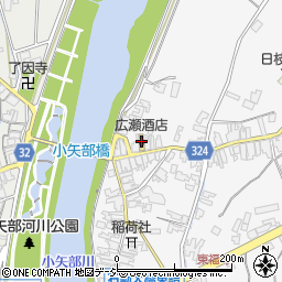 広瀬酒店周辺の地図