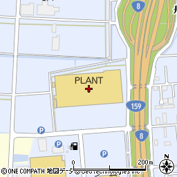 ＰＬＡＮＴ津幡店周辺の地図