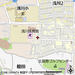 長野県長野市神楽橋75-8周辺の地図