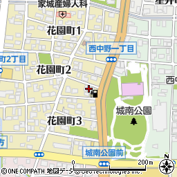 朝日石油販売株式会社　花園町ＳＳ周辺の地図