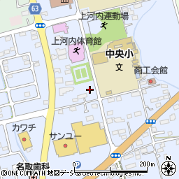 栃木県宇都宮市中里町199周辺の地図