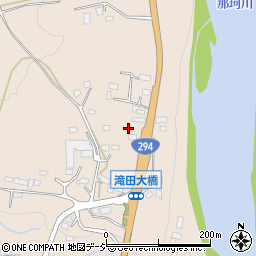 栃木県那須烏山市滝田2011周辺の地図