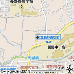 長野トヨタ　徳間店周辺の地図