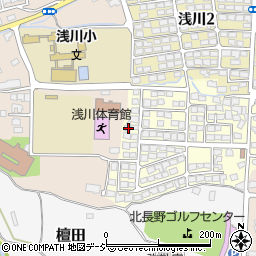 長野県長野市神楽橋75-6周辺の地図