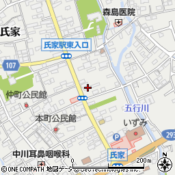栃木県さくら市氏家2667周辺の地図