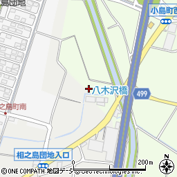 八木沢橋周辺の地図