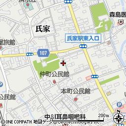栃木県さくら市氏家2554周辺の地図
