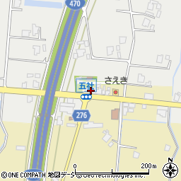 富山県小矢部市道明124周辺の地図