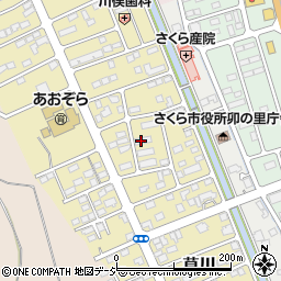 栃木県さくら市草川周辺の地図