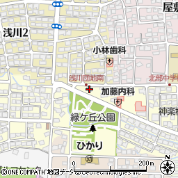 長野県長野市神楽橋51-11周辺の地図