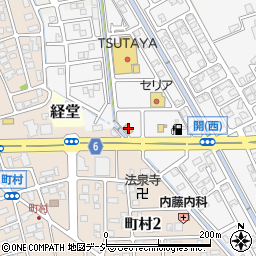ガスト富山開店周辺の地図