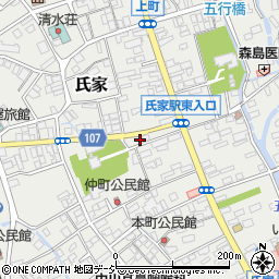 栃木県さくら市氏家2549周辺の地図
