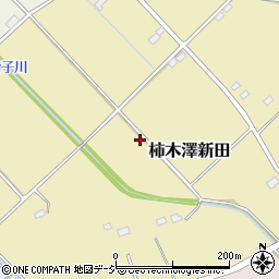 栃木県さくら市柿木澤新田周辺の地図