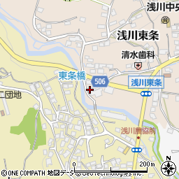 ＪＡながの　浅川資材配送センター周辺の地図