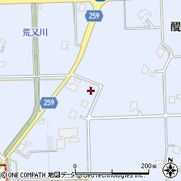 富山県高岡市醍醐782周辺の地図
