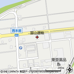 富山運輸物流センター周辺の地図