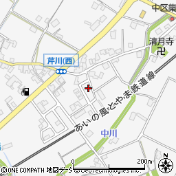 富山県小矢部市芹川3850-7周辺の地図
