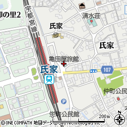 亀田屋旅館周辺の地図