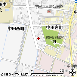 富山県高岡市中田西町1465周辺の地図