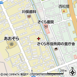 栃木県さくら市草川41-9周辺の地図