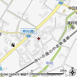 富山県小矢部市芹川3855周辺の地図