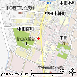 中田宮町公民館周辺の地図