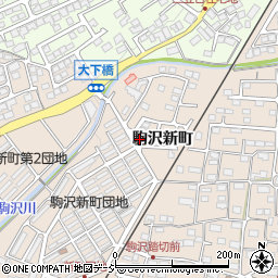 長野県長野市上駒沢140-1周辺の地図