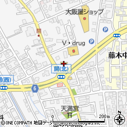 ローソン富山ひらき店周辺の地図