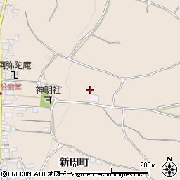 長野県須坂市小河原新田町周辺の地図