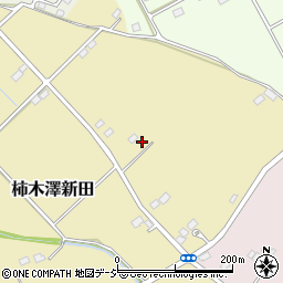 栃木県さくら市柿木澤新田119-3周辺の地図
