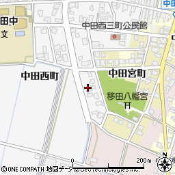 富山県高岡市中田西町1462周辺の地図