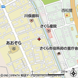栃木県さくら市草川41-3周辺の地図