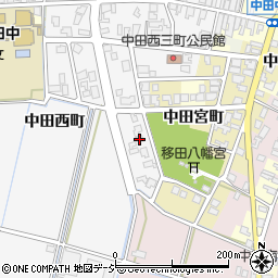 富山県高岡市中田西町1457周辺の地図