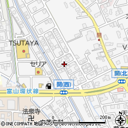 富山県富山市開163周辺の地図