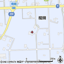 富山県高岡市醍醐840周辺の地図