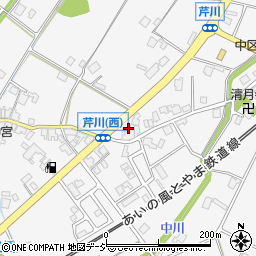 富山県小矢部市芹川3876-4周辺の地図
